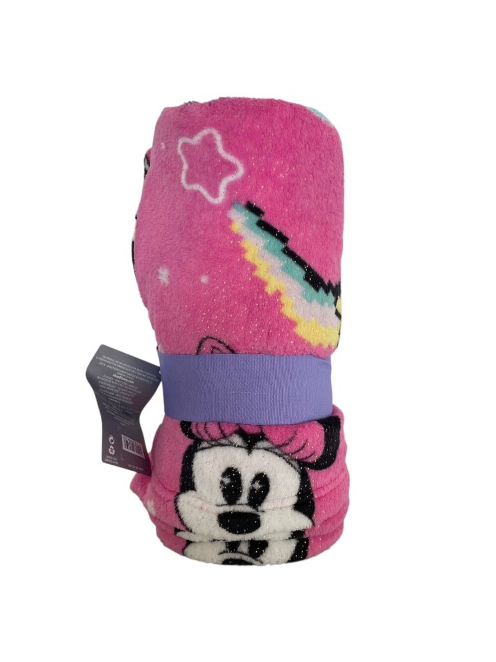 Disney Store Minnie Mouse Pink Fleece Blanket Throw
